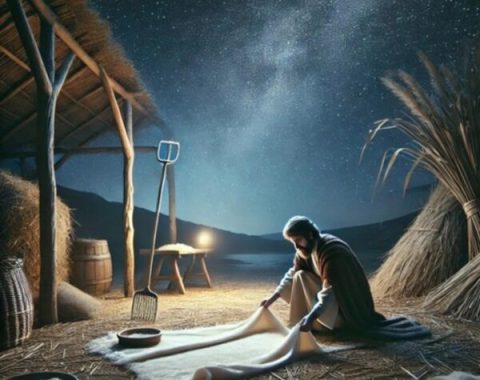 GIDEON’S ‘SIGN’ of the FLEECE on the THRESHING-FLOOR