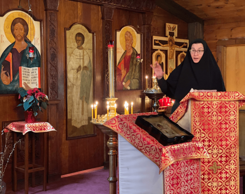 OUR NEW VIDEO OF A “TEACHING LITURGY” WITH SISTER VASSA: