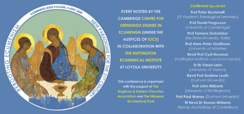 Cambridge International Conference (Cambridge, UK): ‘Rebooting Ecumenism– New Paradigms for the 21st Century’